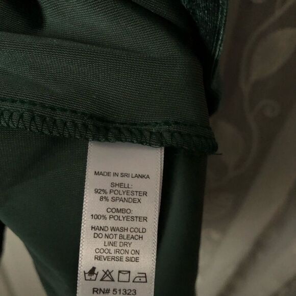 1. State Velour Velvet Emerald Green Long Sleeve Babydoll mini Dress Size XS - Picture 7 of 10